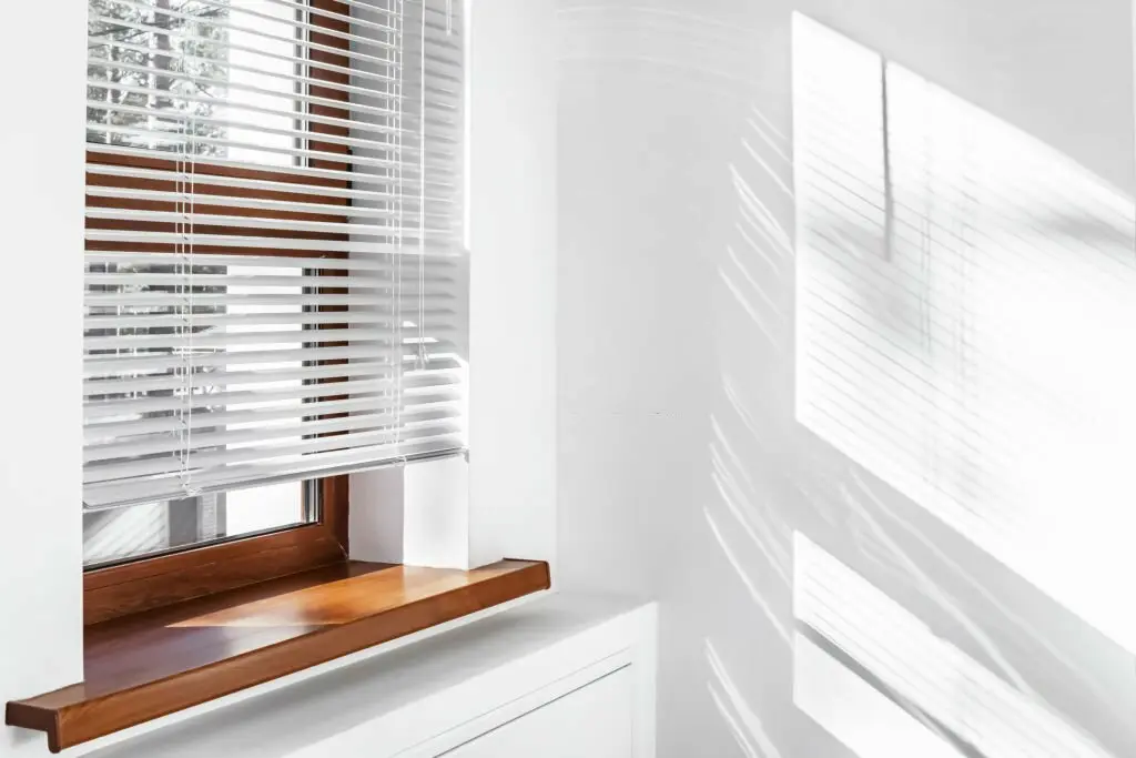 White Aluminum Blinds