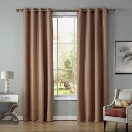 brown Curtains