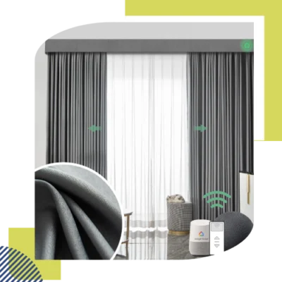Bespoke Window Décor With Layered Wave Curtains​