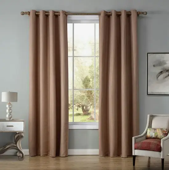 brown Curtains