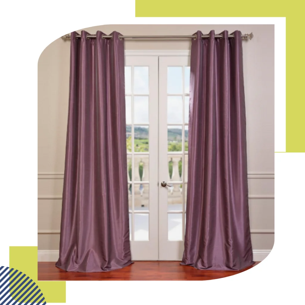 Custom Made Silk Curtains Dubai for Living Rooms