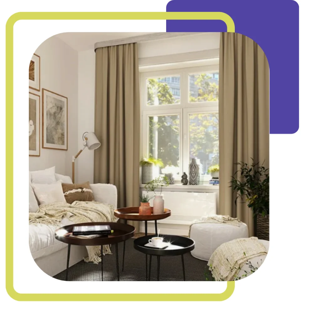 High Quality Silk Curtains Dubai for Bedrooms