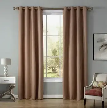 Brown Curtains dubai
