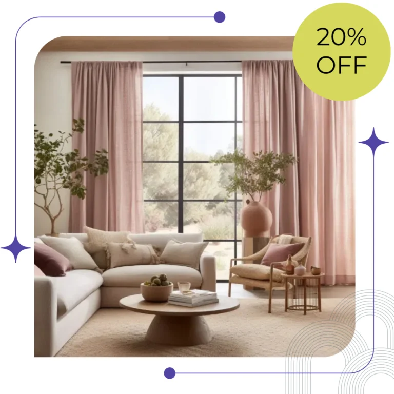 Modern Home Curtains Dubai for Living Room Windows