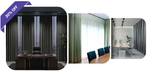 Modern Office Curtains Dubai for Professional Workspaces
