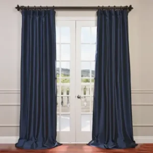 blue curtain