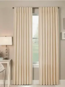 cream curtain