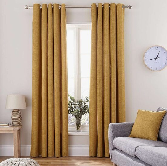 Gold Curtains