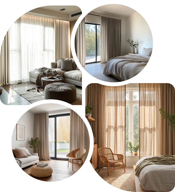 Buy linen curtains Dubai