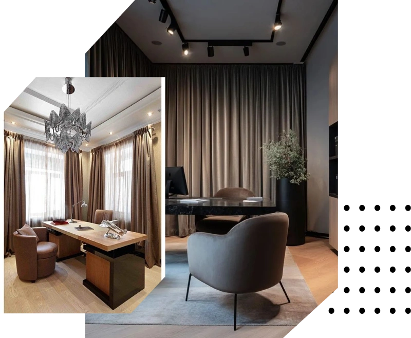 Commercial office curtains Dubai