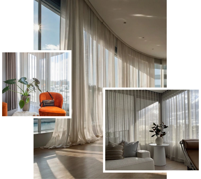 Custom sheer curtains Dubai