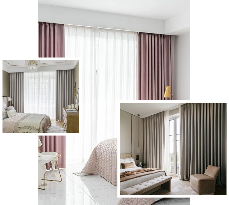Luxury bedroom curtains Dubai
