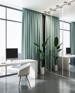 Modern Office Curtains in Dubai