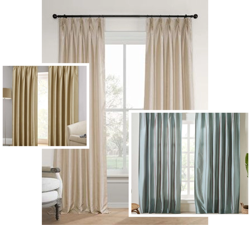Pure silk curtains Dubai