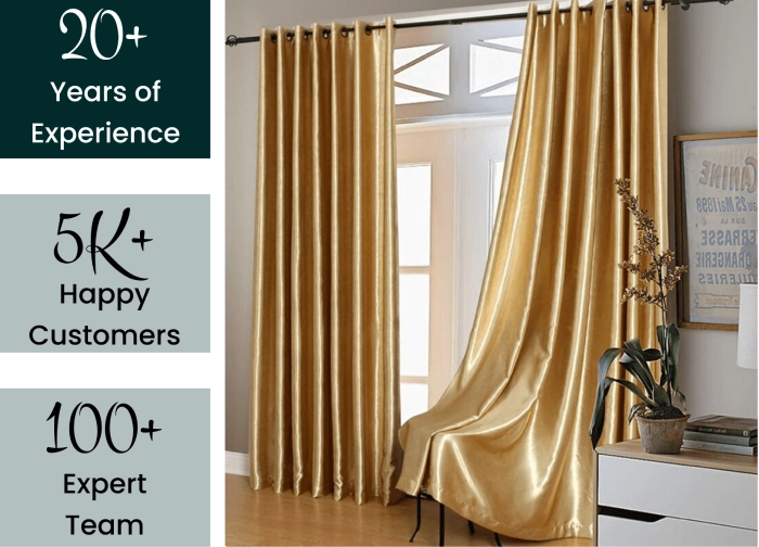 Silk curtains Dubai