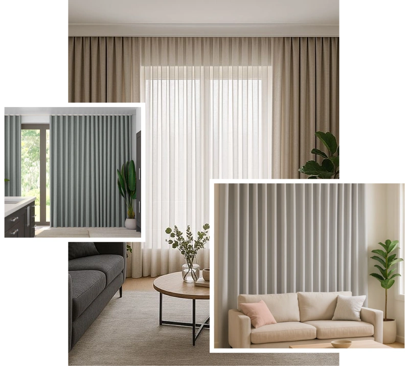 Wave curtain installation Dubai
