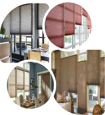 honeycomb window blinds Dubai