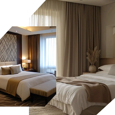 Luxury hotel curtains Dubai