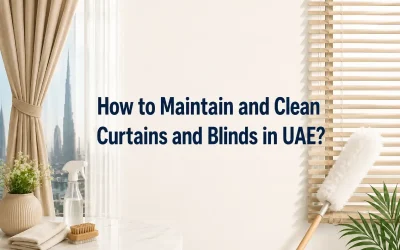Maintain and clean curtains and blinds in UAE 1