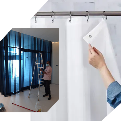 professional curtains installer Dubai