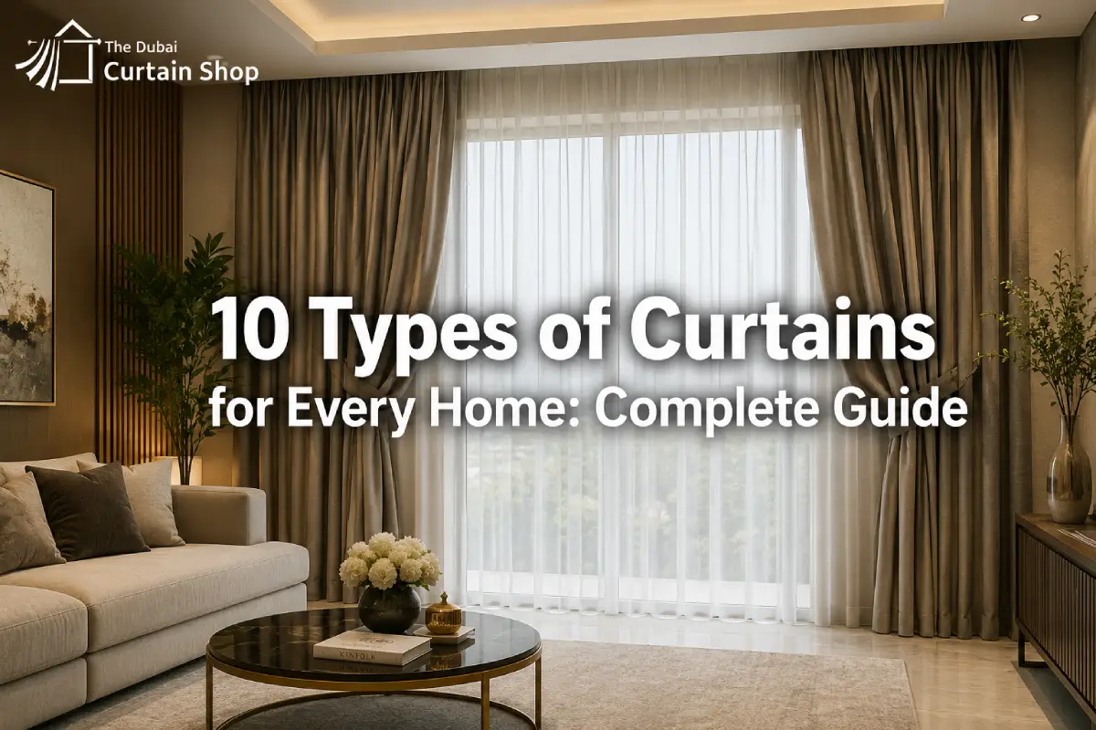 10 Types of Curtains for Every Home: Complete Guide 1 10 Types of Curtains for Every Home_ Complete Guide