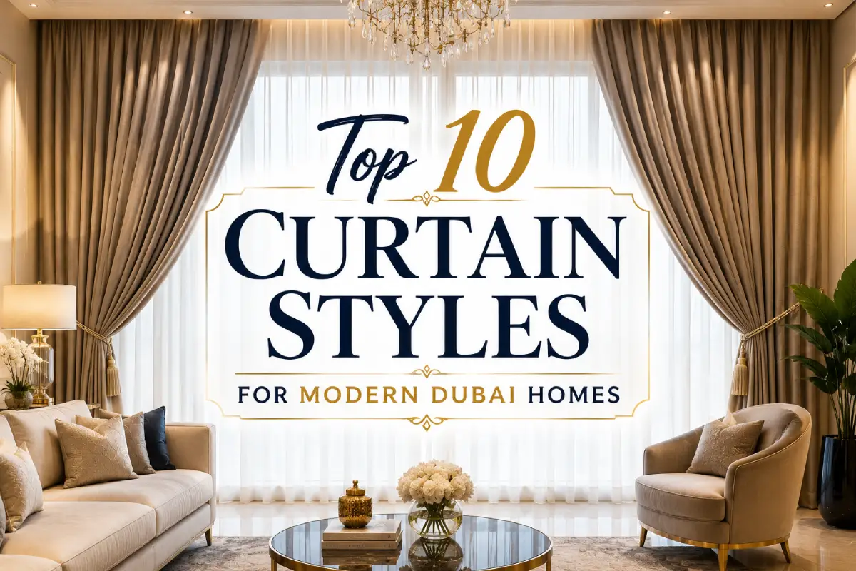 Top 10 Curtain Styles for Modern Dubai Homes 1 Curtain Styles for Modern Dubai Homes