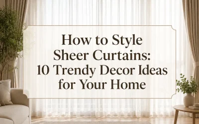How to Style Sheer Curtains