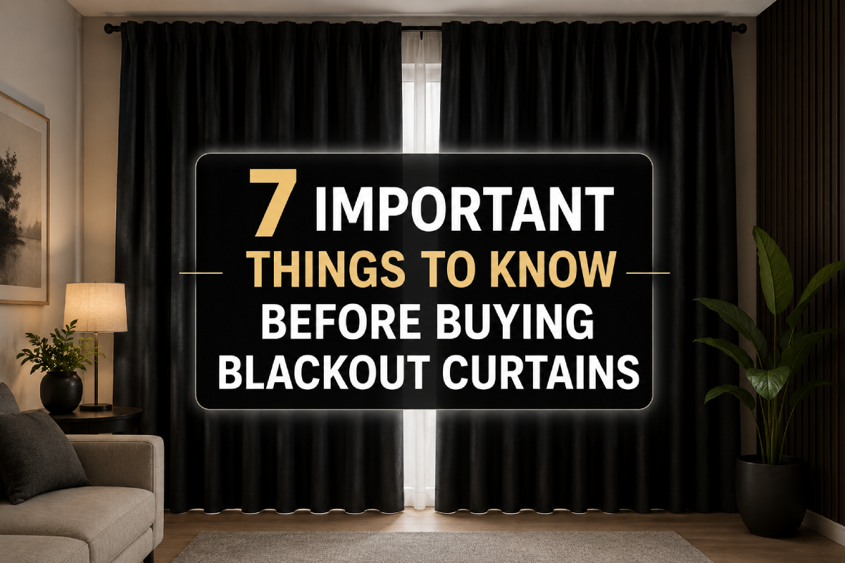 7 Important Things to Know Before Buying Blackout Curtains