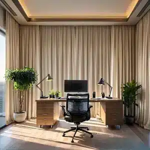 100% FR Polyester Office Curtain